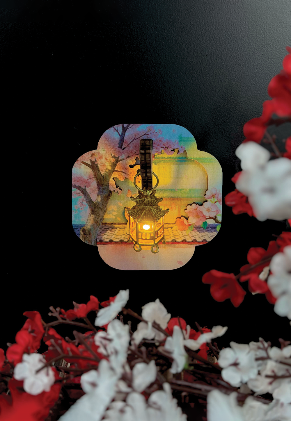 DIY Magnet ฉากไม้ อิงฮวาผลิบาน